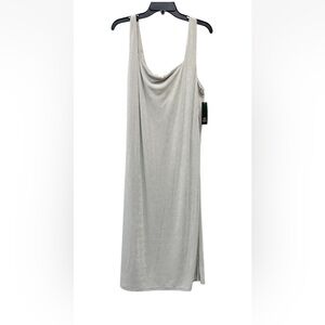 Wild Fable Women's Sizes Square Neck Tank Midi Dress Gray Silver choose size